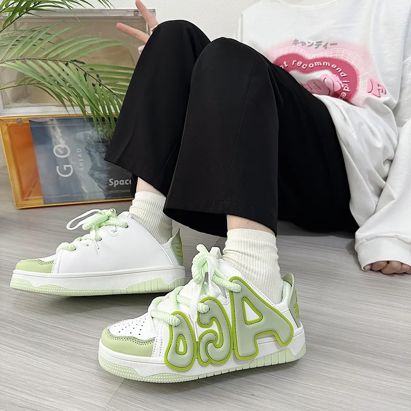 Kung Fu Partners Lightweight And Breathable Low Top Skateboard Shoes Unisex-23
