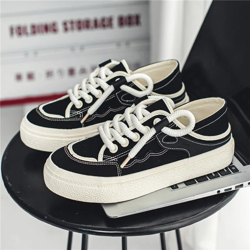 Kung Fu Partners Anti Slip Wear Resistant Low Top Canvas Shoes Unisex-1
