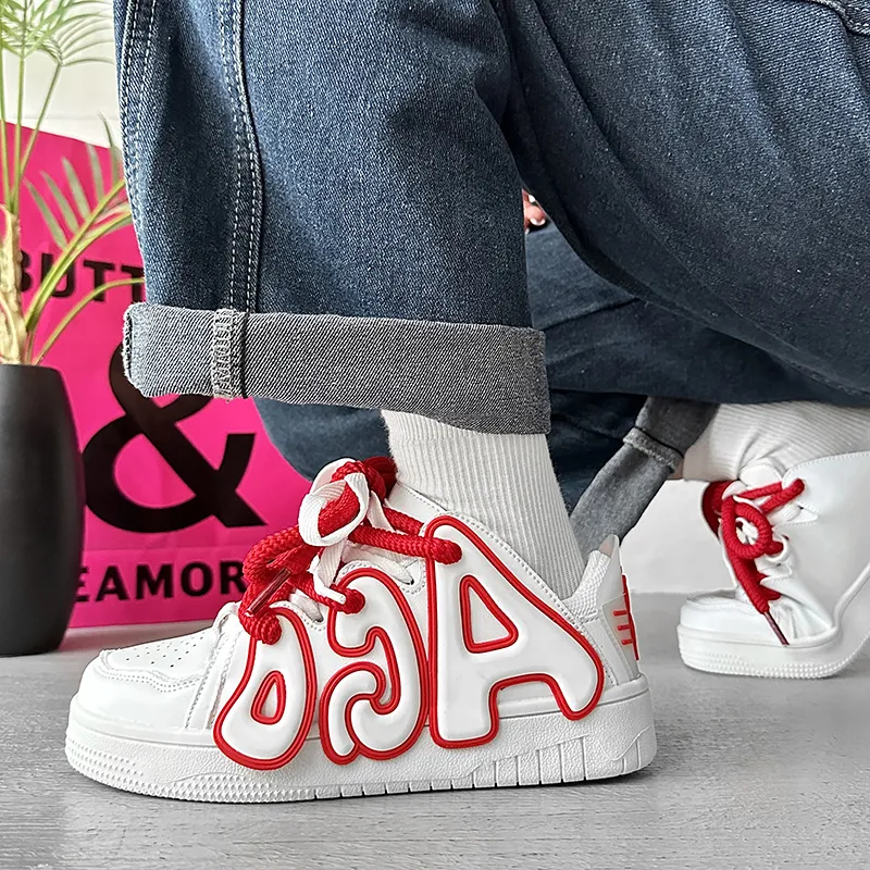 Kung Fu Partners Lightweight And Breathable Low Top Skateboard Shoes Unisex-13