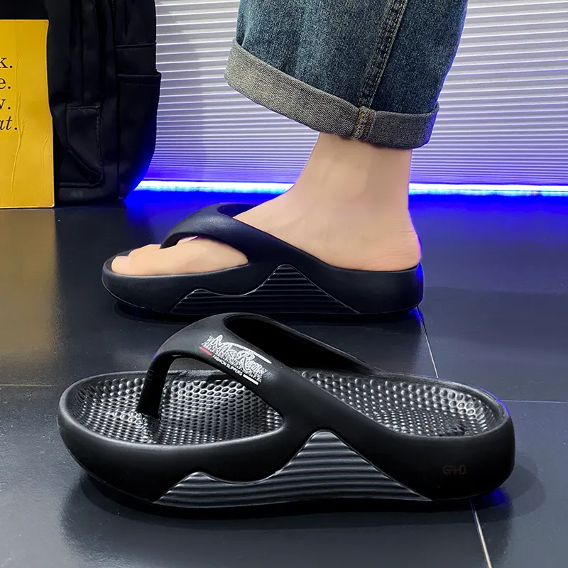 Kung Fu Partners EVA Abrasion Resistant Slip Resistant Flip Flops Men's-3