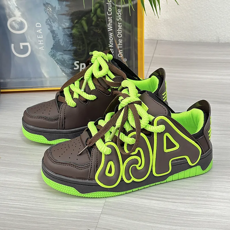 Kung Fu Partners Lightweight And Breathable Low Top Skateboard Shoes Unisex-26