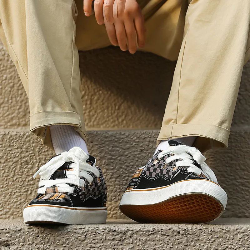 Kung Fu Partners Lightweight And Breathable Low Top Skateboard Shoes Unisex-18