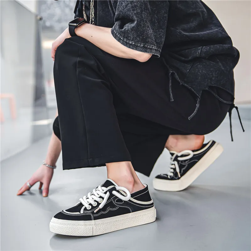 Kung Fu Partners Anti Slip Wear Resistant Low Top Canvas Shoes Unisex-2