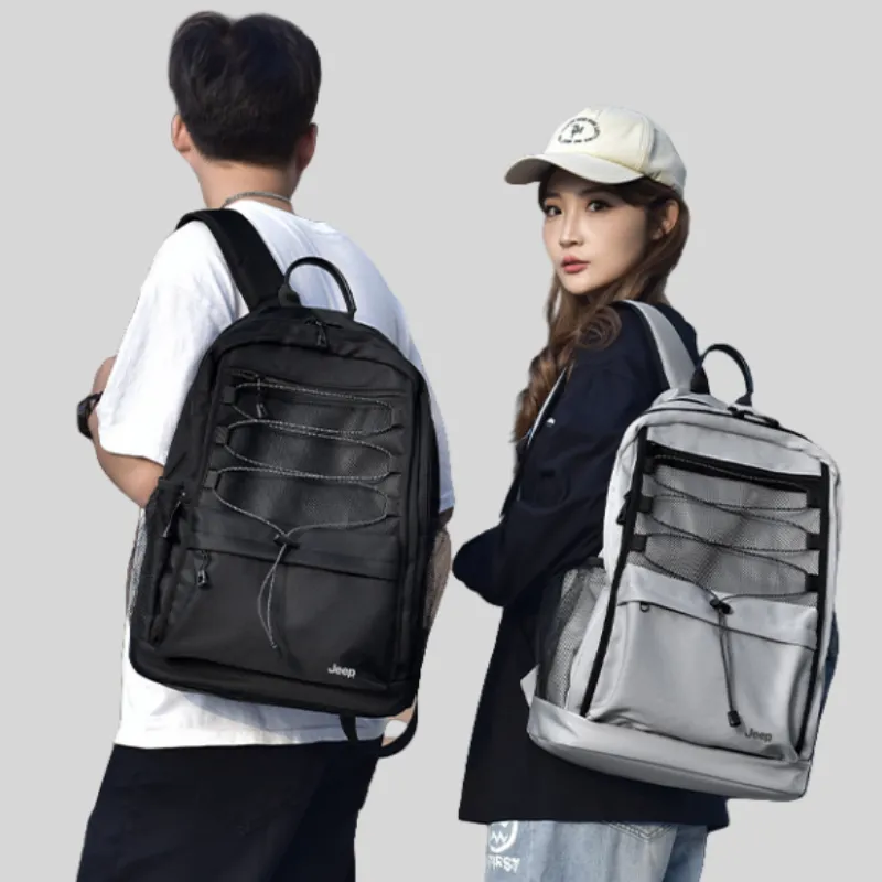 Jeep Nylon Backpack Medium Size Unisex Multicolor-7