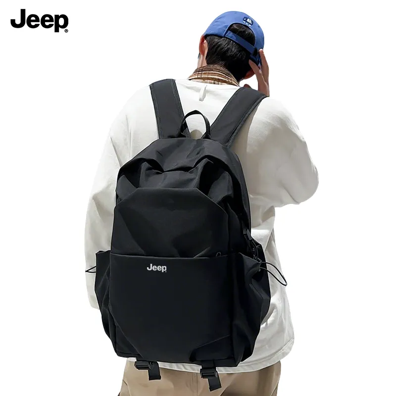 Jeep Nylon Backpack Tubas Unisex Multicolor-1