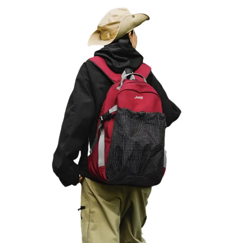 Jeep Nylon Backpack Regular Unisex Multicolor-5