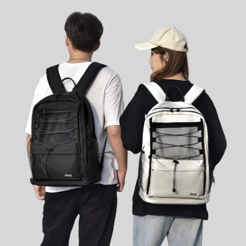 Jeep Nylon Backpack Medium Size Unisex Multicolor-1