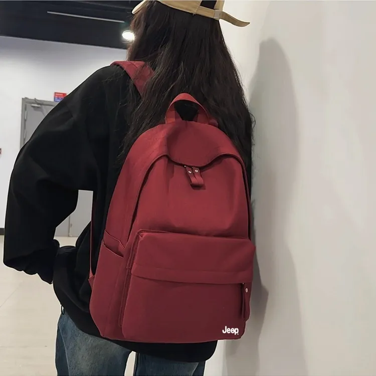 Jeep Nylon Backpack Unisex Multicolor-5