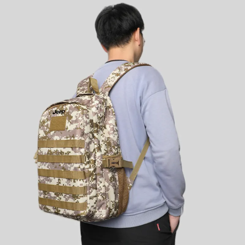 Jeep Oxford Backpack Tubas Unisex Multicolor-2