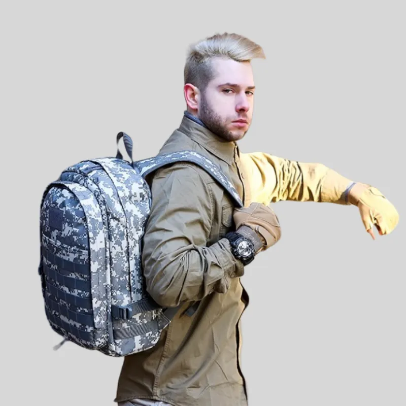 Jeep Oxford Backpack Tubas Unisex Multicolor-4