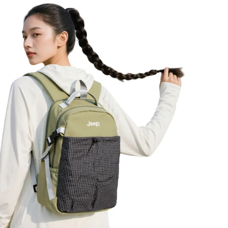 Jeep Nylon Backpack Regular Unisex Multicolor-10