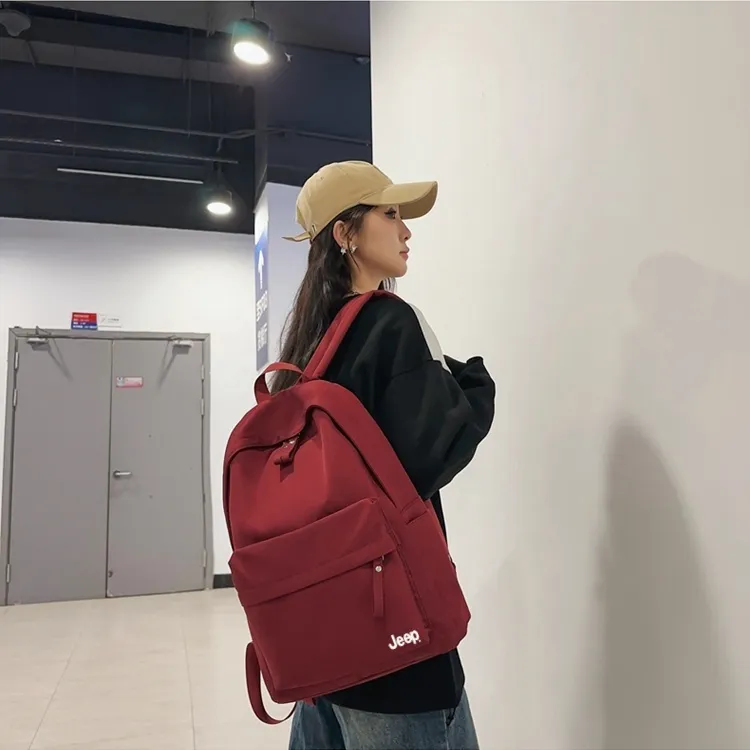 Jeep Nylon Backpack Unisex Multicolor-4