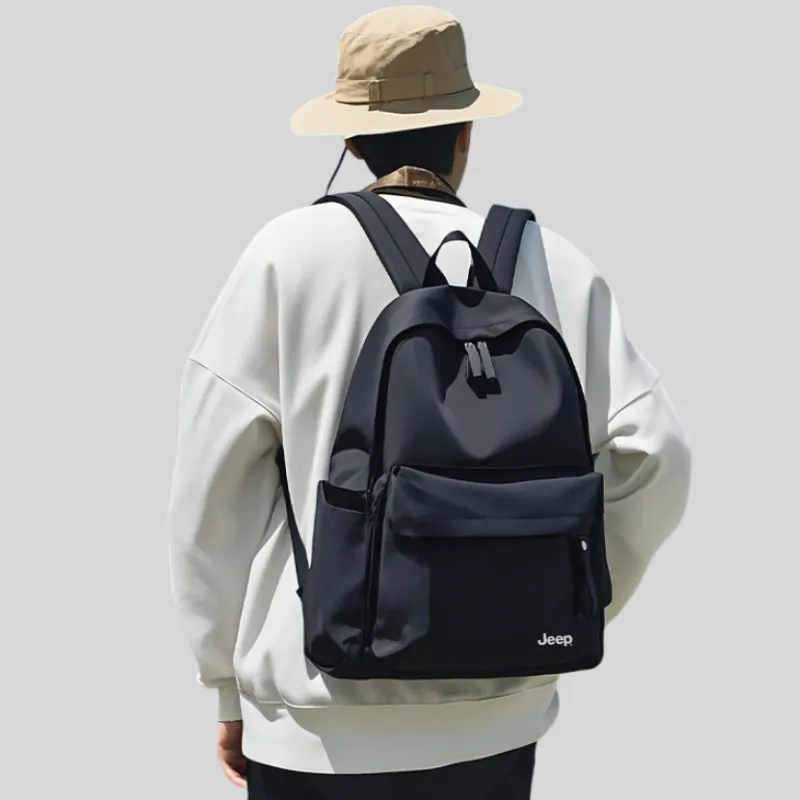 Jeep Nylon Backpack Unisex Multicolor-10