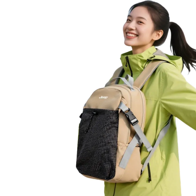 Jeep Nylon Backpack Regular Unisex Multicolor-8