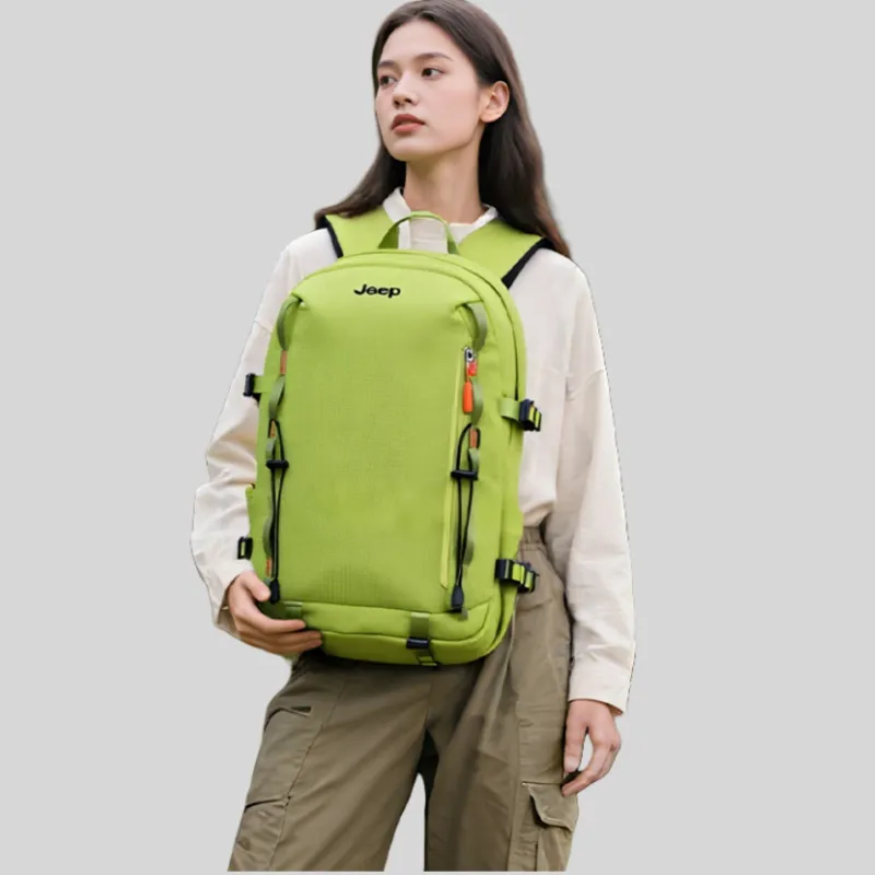 Jeep Nylon Backpack Regular Unisex Multicolor-1
