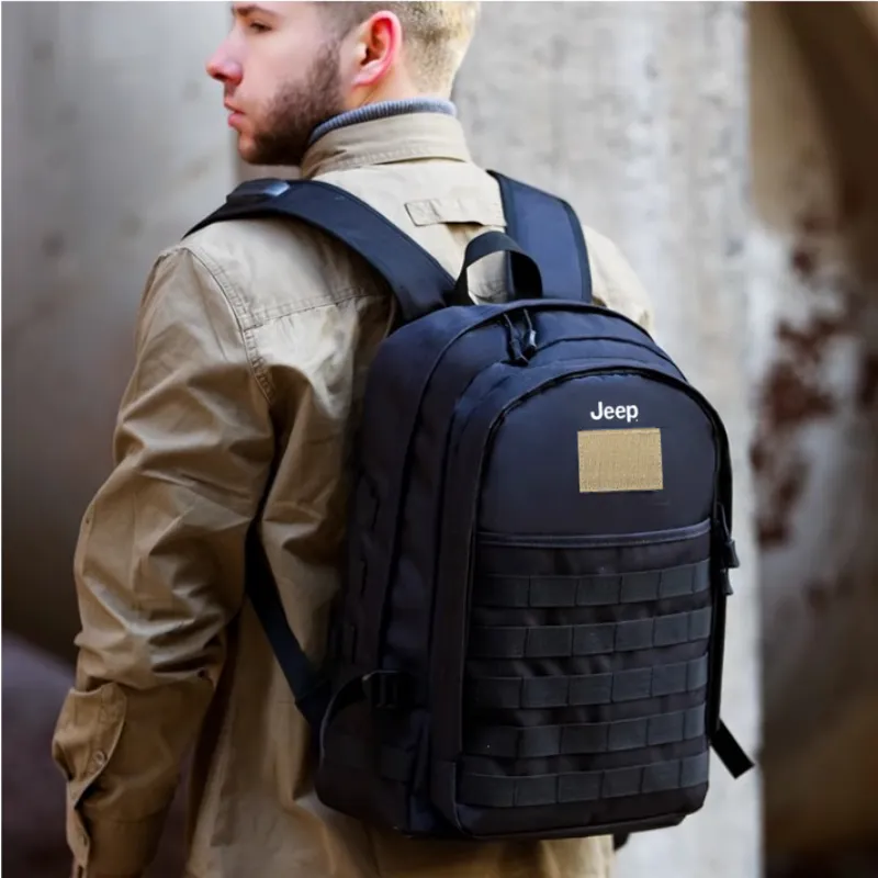 Jeep Oxford Backpack Tubas Unisex Multicolor-6
