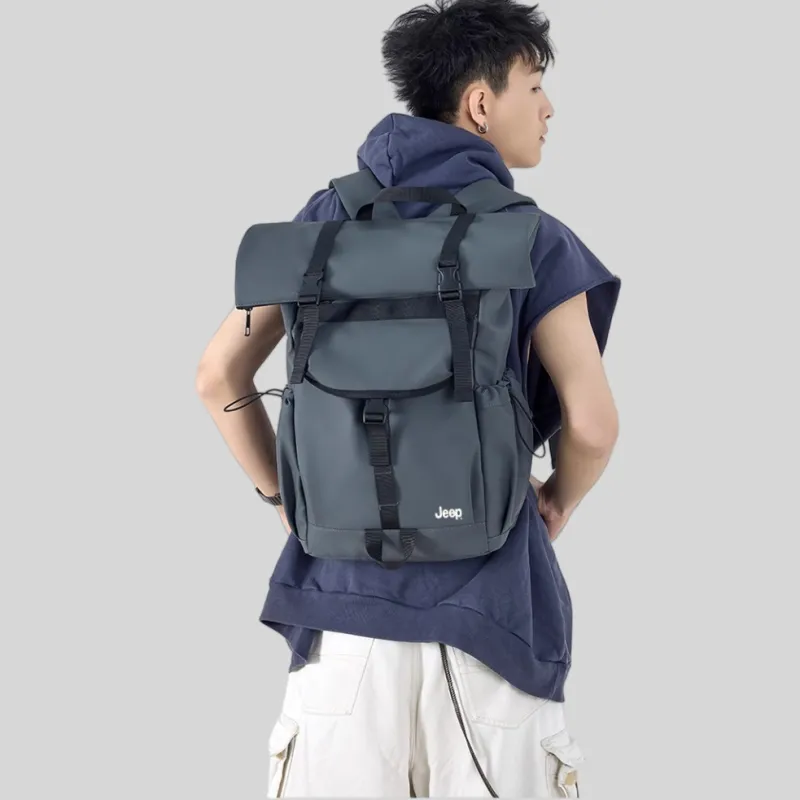 Jeep Oxford Backpack Tubas Men's Multicolor-6