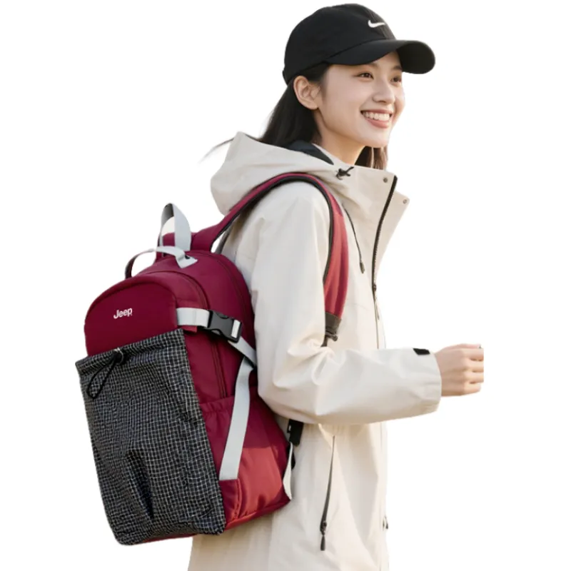 Jeep Nylon Backpack Regular Unisex Multicolor-4