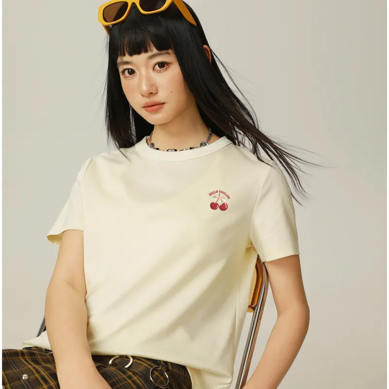 Tonlion T Shirts Women's-2