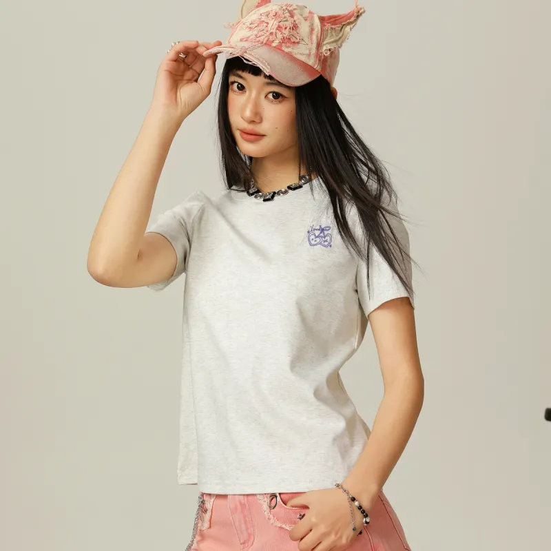 Tonlion Set in Sleeve T Shirt Women's-18