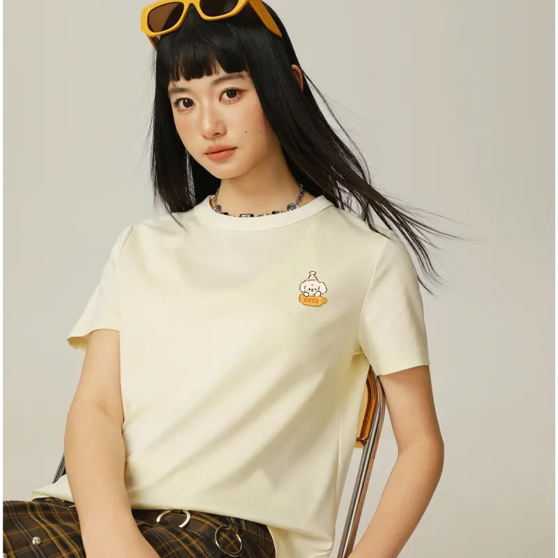 Tonlion Set in Sleeve T Shirt Women's-3
