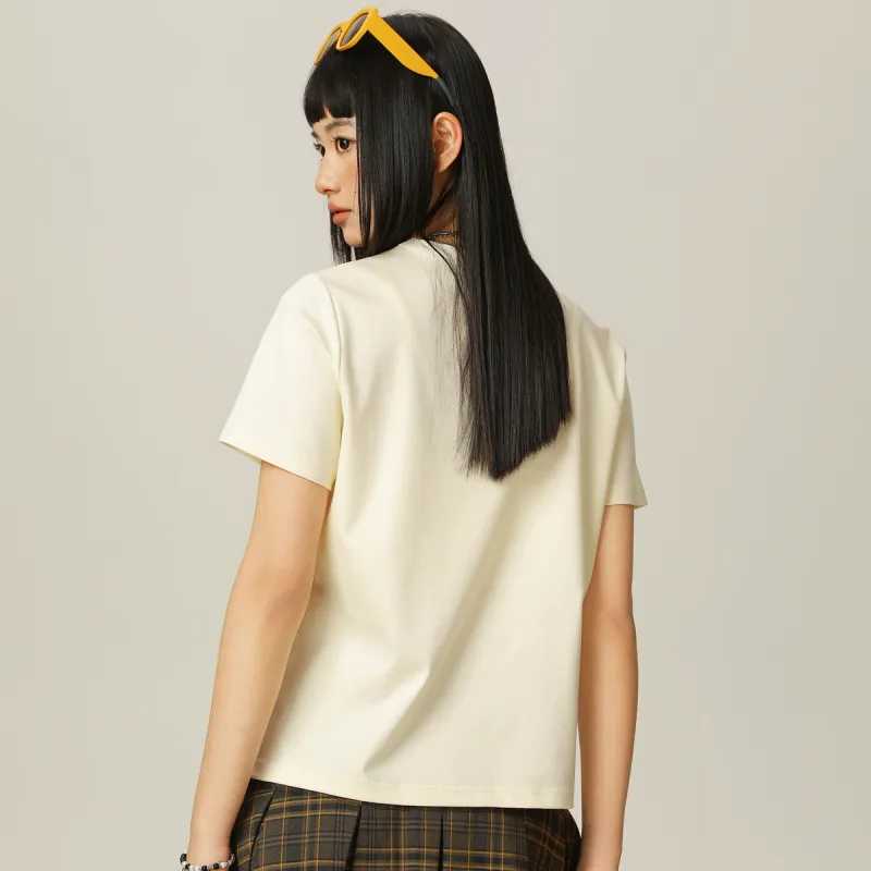 Tonlion Set in Sleeve T Shirt Women's-2