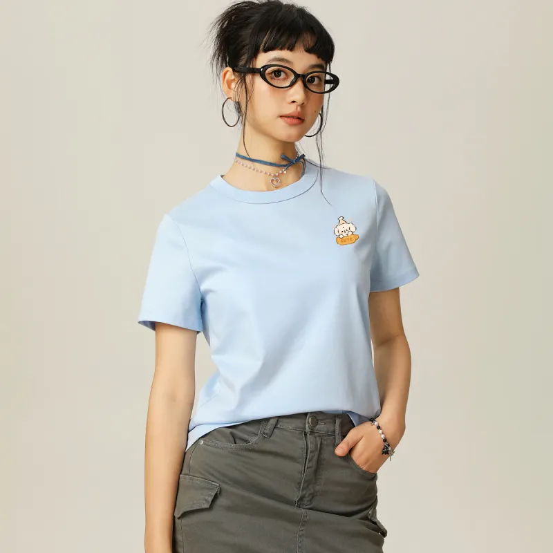 Tonlion Set in Sleeve T Shirt Women's-32