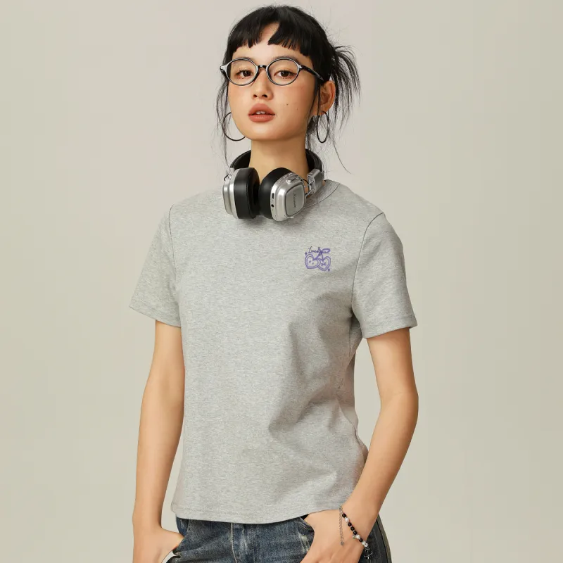 Tonlion Set in Sleeve T Shirt Women's-22