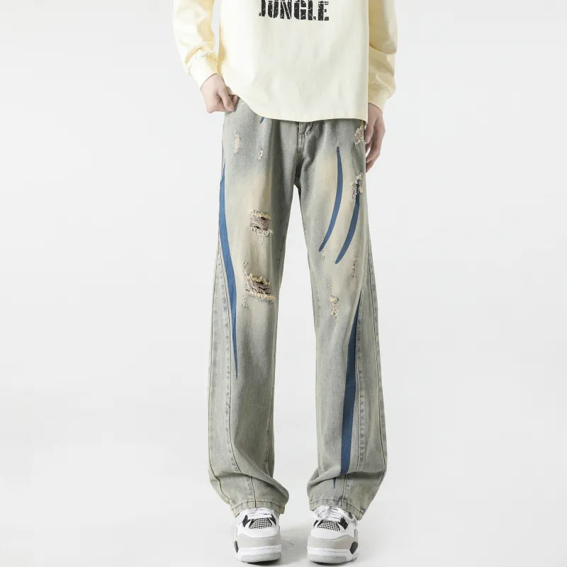 Maxim's De Paris Jeans Unisex Yellow Mud-3