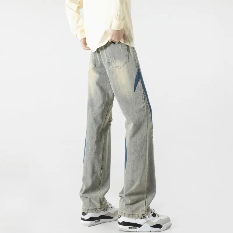 Maxim's De Paris Jeans Unisex Yellow Mud-5