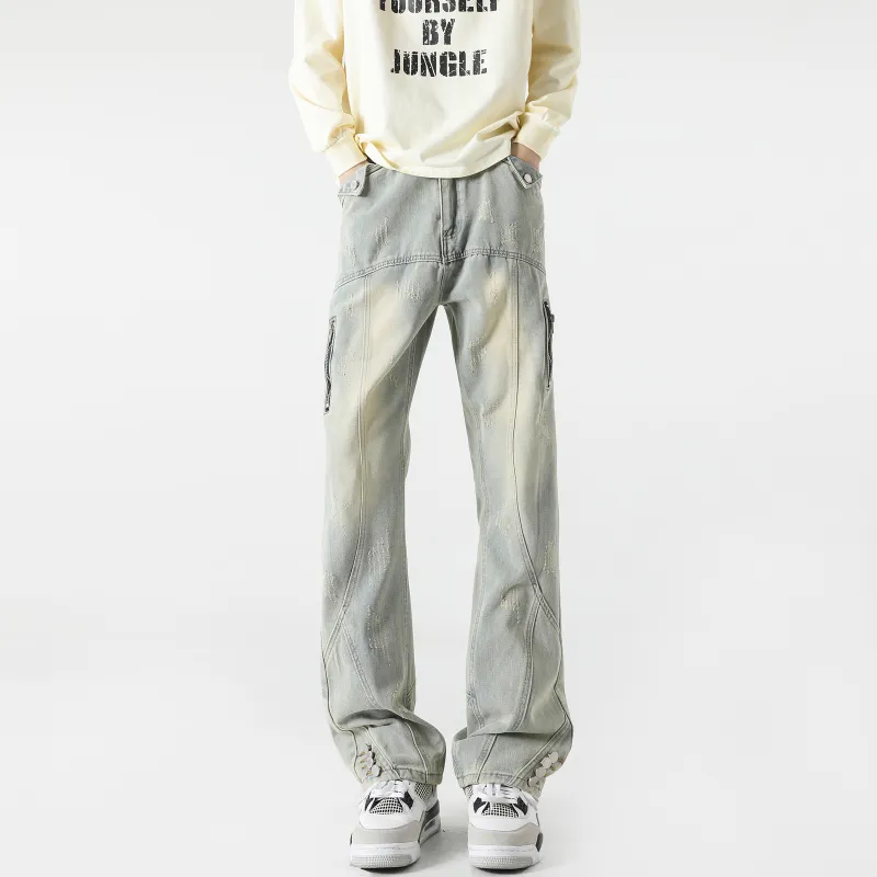 Maxim's De Paris Jeans Unisex Blue-3