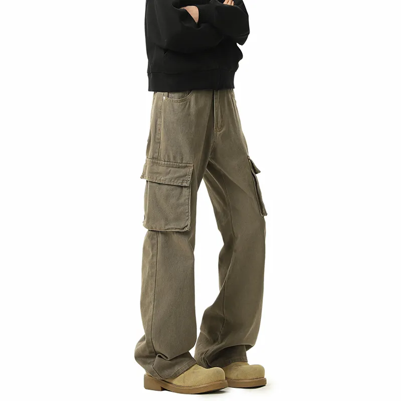 Izexx Cargo Pants Unisex Khaki-2