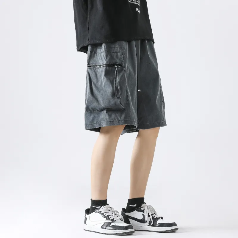 Izexx Casual Shorts Unisex Iron Gray-6