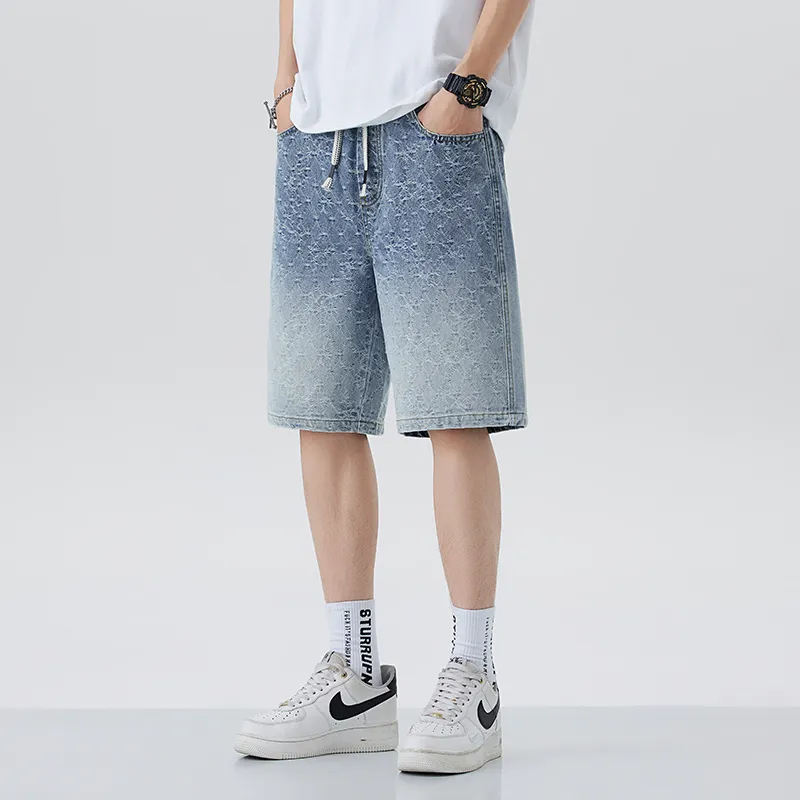Izexx Denim Shorts Men Light Blue-3