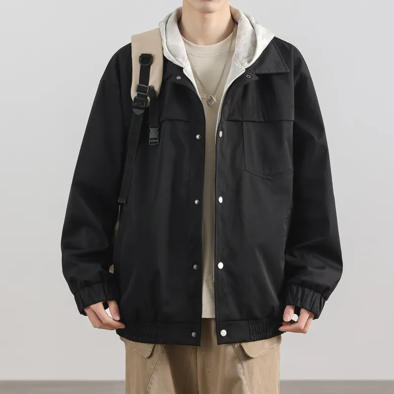 Izex Jackets Coats Unisex Black-4