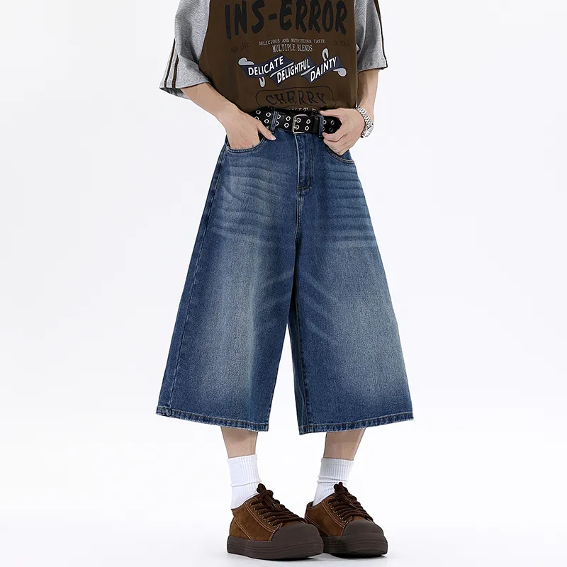 Izexx Denim Shorts Men Dark Blue-3