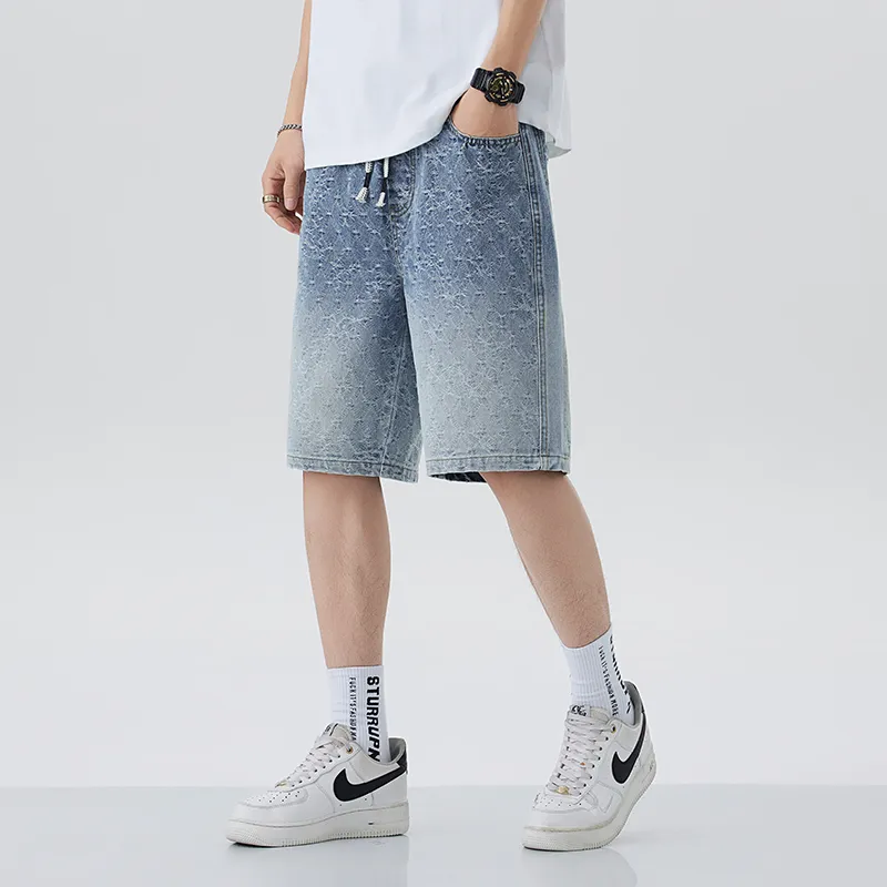 Izexx Denim Shorts Men Light Blue-4