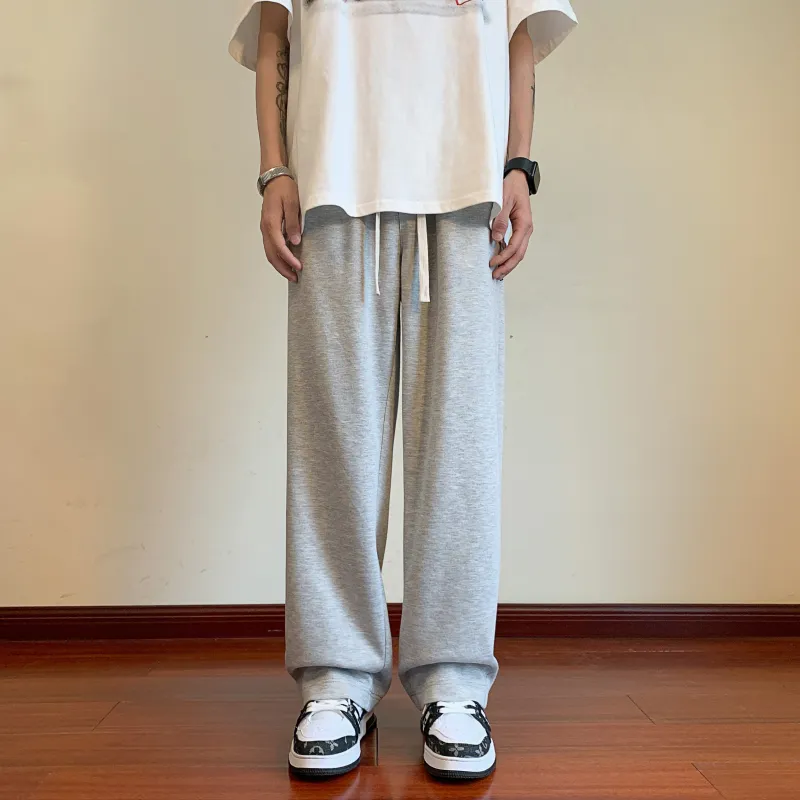 Izex Casual Pants Unisex Light Gray-2