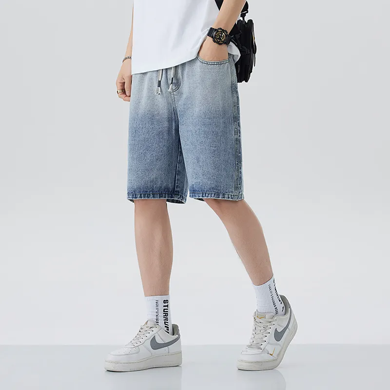 Izexx Denim Shorts Men Light Blue-4