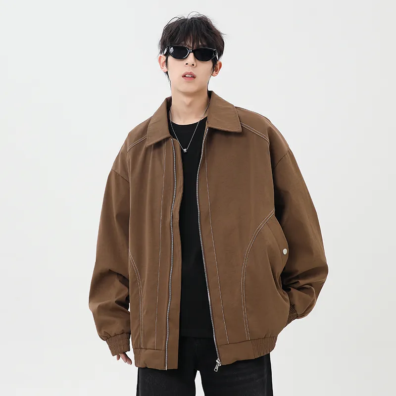 Trendy Brand Loose Fit Urban Techwear Stylish Workwear Casual Jackets & Coats Unisex-10