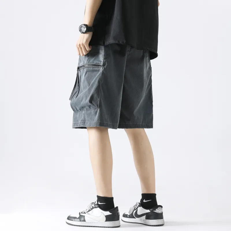 Izexx Casual Shorts Unisex Iron Gray-3