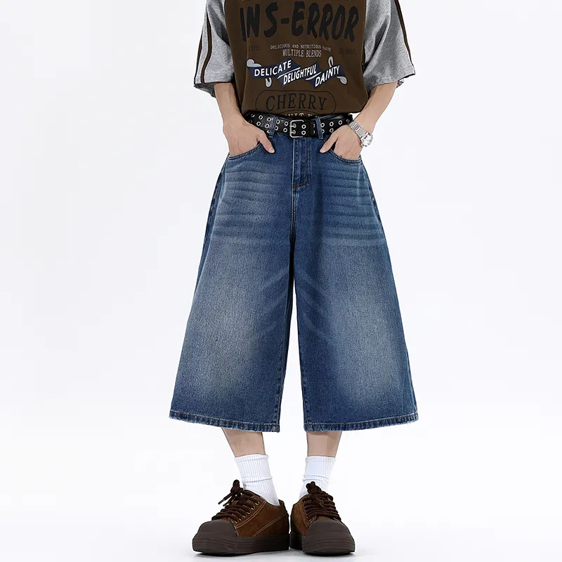 Izexx Denim Shorts Men Dark Blue-2
