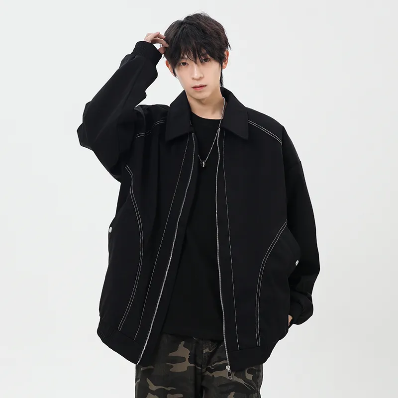 Trendy Brand Loose Fit Urban Techwear Stylish Workwear Casual Jackets & Coats Unisex-2
