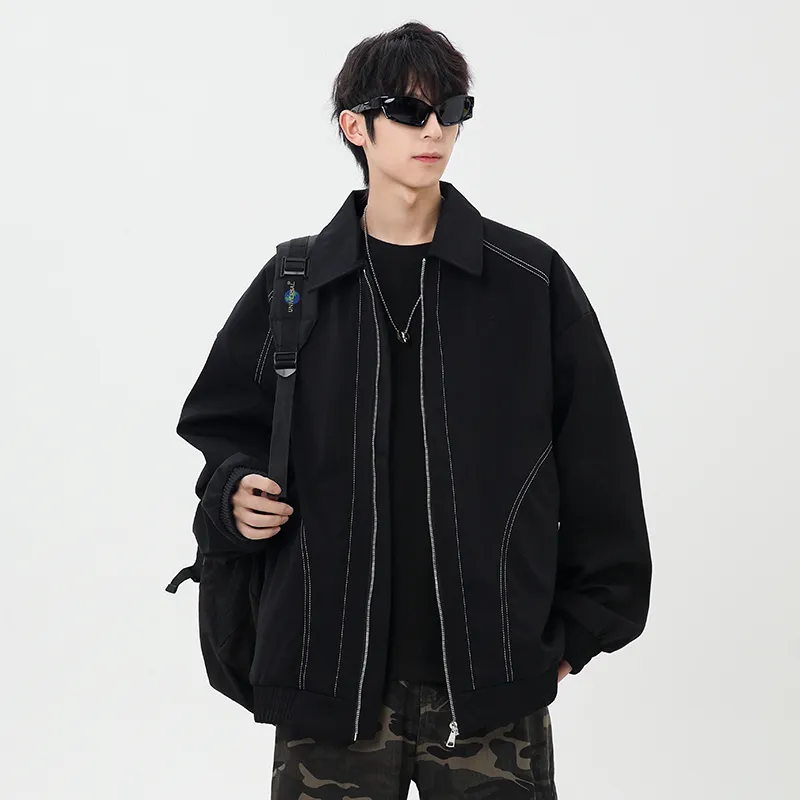 Trendy Brand Loose Fit Urban Techwear Stylish Workwear Casual Jackets & Coats Unisex-4