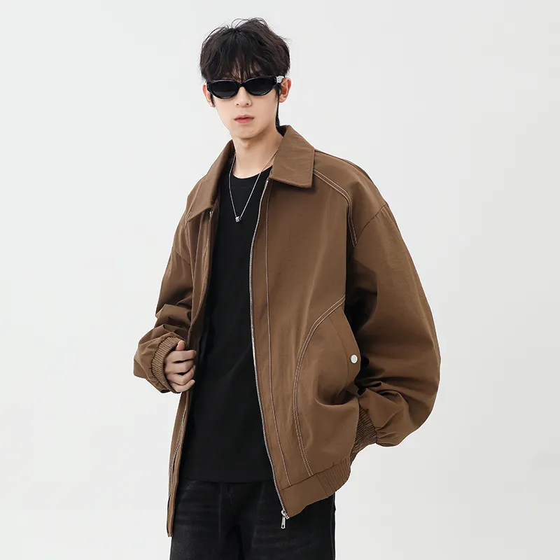 Trendy Brand Loose Fit Urban Techwear Stylish Workwear Casual Jackets & Coats Unisex-12