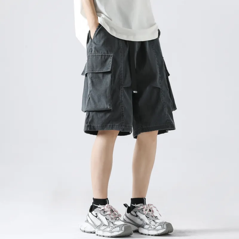Izex Casual Shorts Unisex Iron Gray-3
