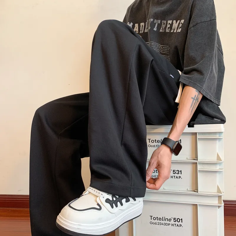 Izex Casual Pants Unisex Light Gray-10