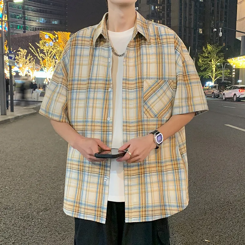 Izexx Shirts Unisex Yellow Plaid-3