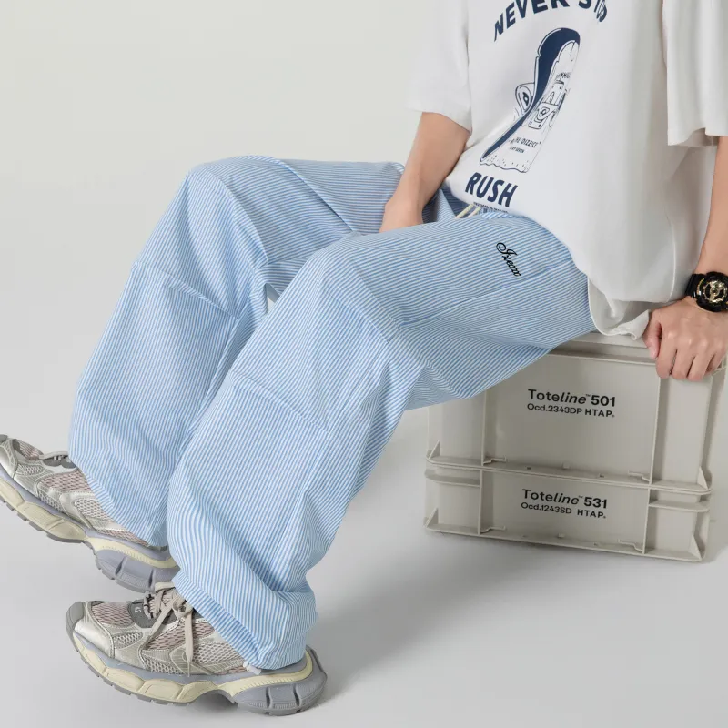 Izex Casual Pants Unisex Sky Blue-9