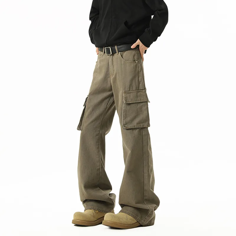 Izexx Cargo Pants Unisex Khaki-3